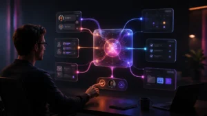 סוכן AI מחבר הודעות, לידים, יומן וידע עסקי לתהליך עבודה אחד